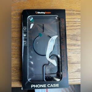 Protective Black Phone Case for Samsung Galaxy S 25 Ultra.